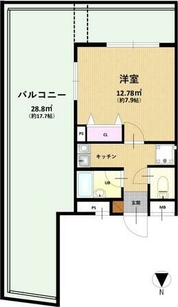 EIGHT TEMMABASHIの間取り