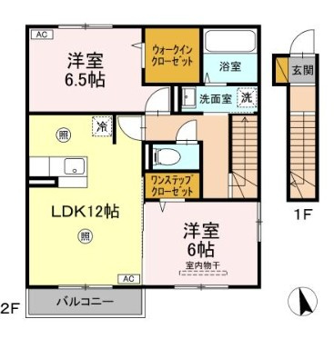 ベアーレB仲介手数料（賃料の1.10ヵ月）の50％OFF対象物件！の間取り