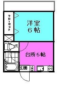 【間取り】 | 長谷川コーポ | 間取りです。
