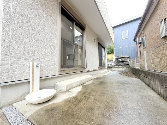 あきる野市下代継　中古戸建の庭