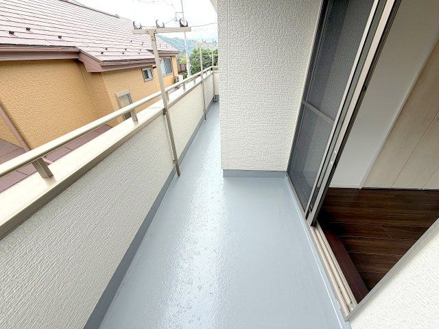 あきる野市下代継　中古戸建のバルコニー