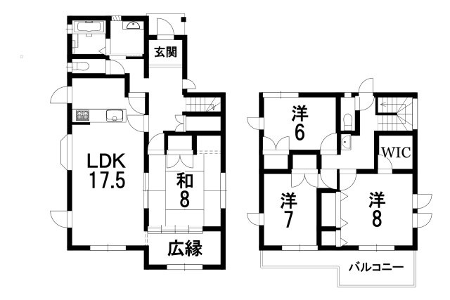下野市緑５丁目2-3の間取り