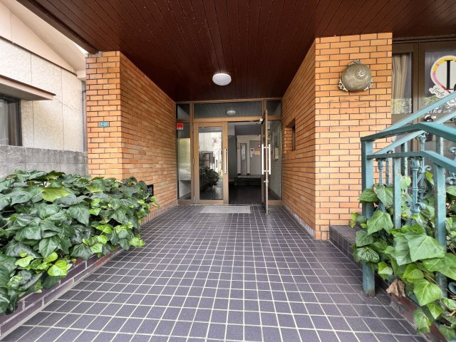 宇部市朝日町の賃貸マンションのバルコニー