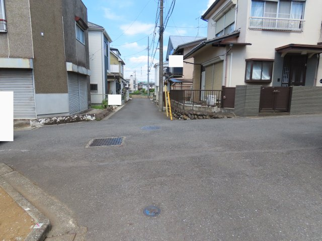 鶴ヶ島市上広谷売地の前面道路含む現地写真