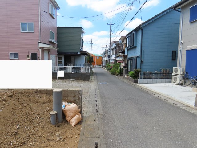 鶴ヶ島市上広谷売地の前面道路含む現地写真