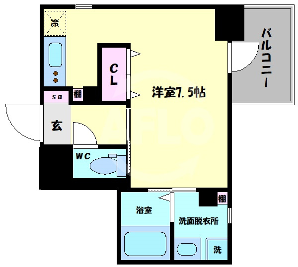 ジュネーゼプレシャス森ノ宮の間取り|ジュネーゼプレシャス森ノ宮　間取り