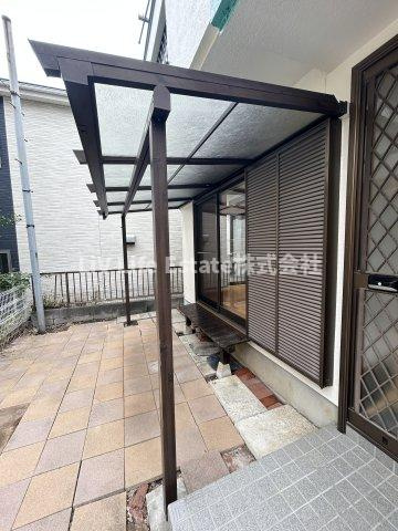 廻田町3丁目貸家の庭