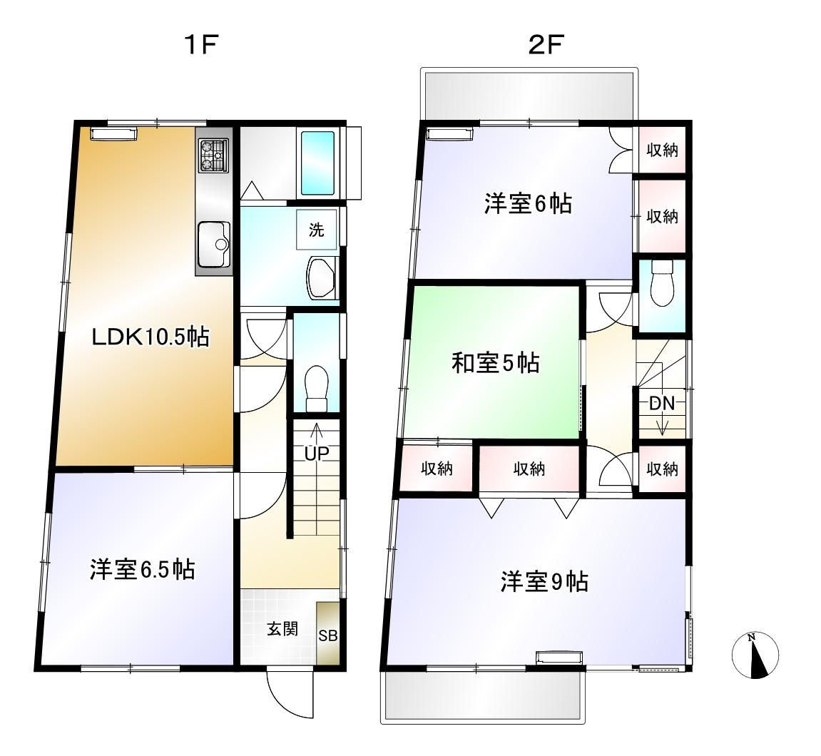 廻田町3丁目貸家の間取り