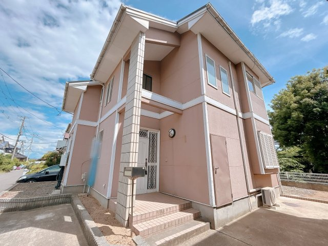 中古戸建　郡山市喜久田町字前北原　富田東小・富田中の外観|【リフォーム前】