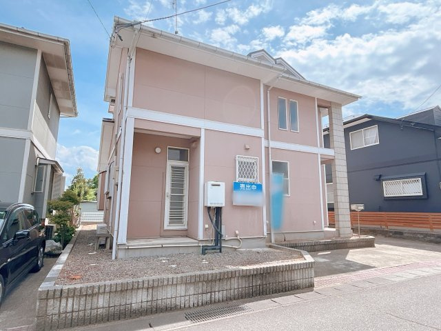 中古戸建　郡山市喜久田町字前北原　富田東小・富田中の外観|【リフォーム前】