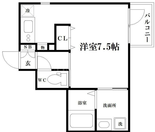 ジュネーゼプレシャス森ノ宮の間取り
