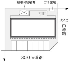 レオパレス彦左衛門の区画図
