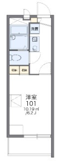 レオパレス彦左衛門の間取り