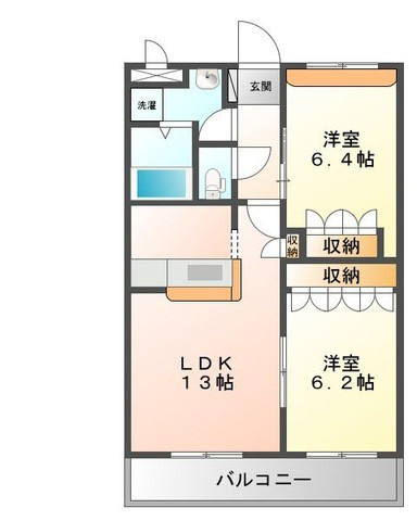 クレアハイムの間取り