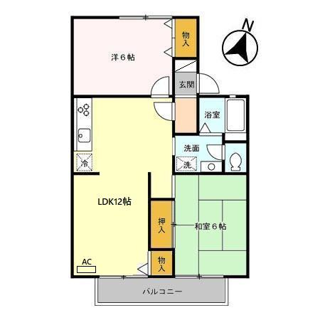 クレセントハイムの間取り