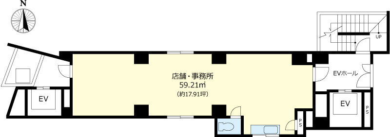 河野ビル　A棟の間取り