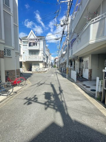 門真市巣本町の前面道路含む現地写真