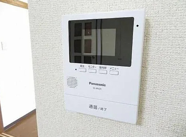 ヴィラージュ浅井のセキュリティ|モニター付きインターホン