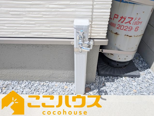 ガーデンアレイ沖縄市大里II期　中古戸建て　2号棟の設備|立水栓