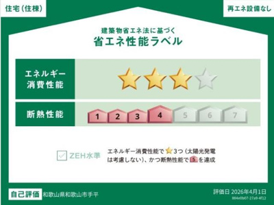 【外観】 | モイス・シャーム宮前 | 省エネ性能ラベル