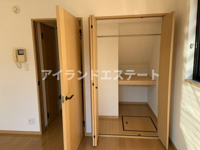 プチコンフォ　駅近　独立洗面台　角部屋の収納