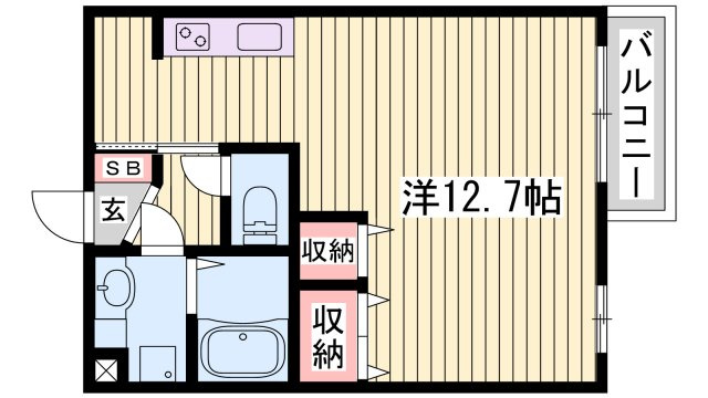 サンブランシュセジュールの間取り