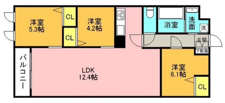 THE BELUGA世田谷RESIDENCEの間取り