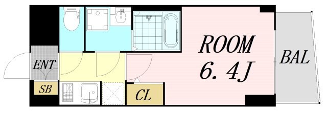 S-RESIDENCE福島玉川Tres　仲介手数料無料の間取り