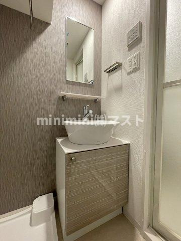 大阪市大正区三軒家東４丁目の賃貸マンションの洗面所