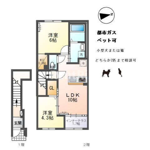 アルパインローズ　Ｃの間取り