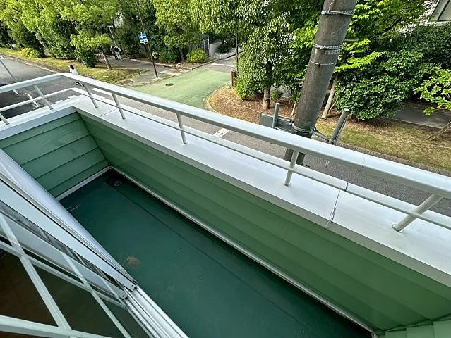 南宮町貸家のバルコニー