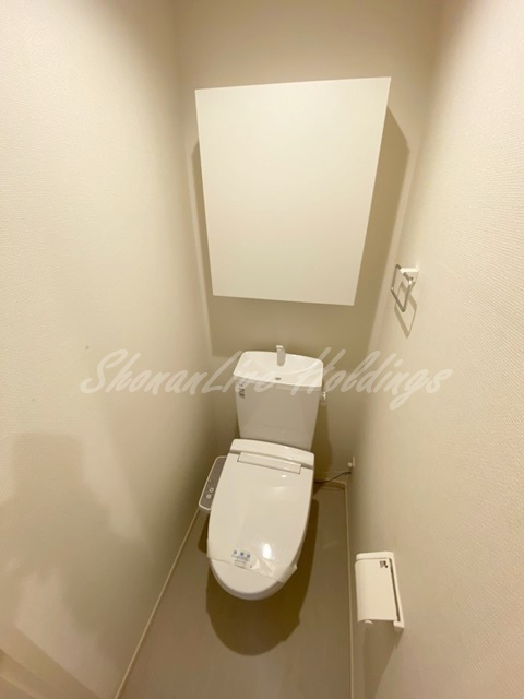 大和市上草柳１丁目の賃貸マンションのトイレ|清潔感のあるトイレです