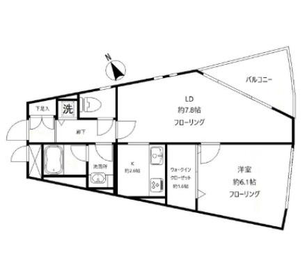 【間取り】 | ベルータ南馬込