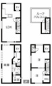 【間取り】 | 谷町六丁目戸建賃貸　間取り