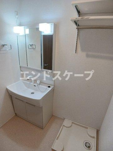 パークアクシス藤岡・Ｂの洗面所|高崎、前橋のお部屋探しはエンドスケープまで！お客様の理想お聞かせ下さい♪