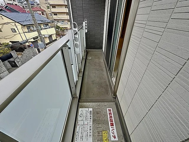 グレイスコート住吉本町のバルコニー
