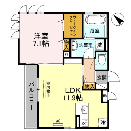 グレイスコート住吉本町の間取り