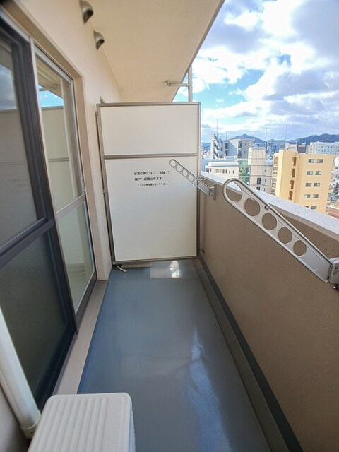 アシストみなと元町のバルコニー