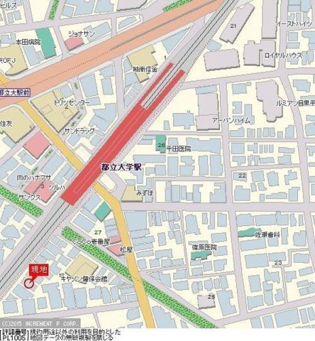 ステーションプラザロアール目黒都立大学の地図