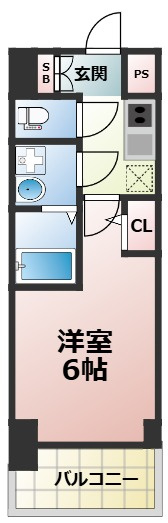 ARCOBALENO OSAKA FUSEの間取り