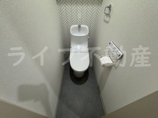 クリエオーレ菱江Ⅱのトイレ|清潔感のあるトイレです