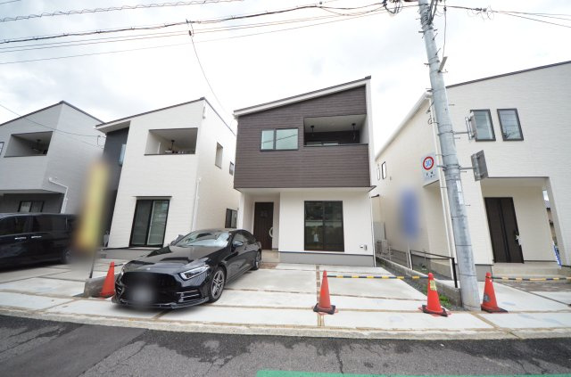 伴中央二丁目の外観|敷地34坪
完成済みなのでいつでも内覧可能です
