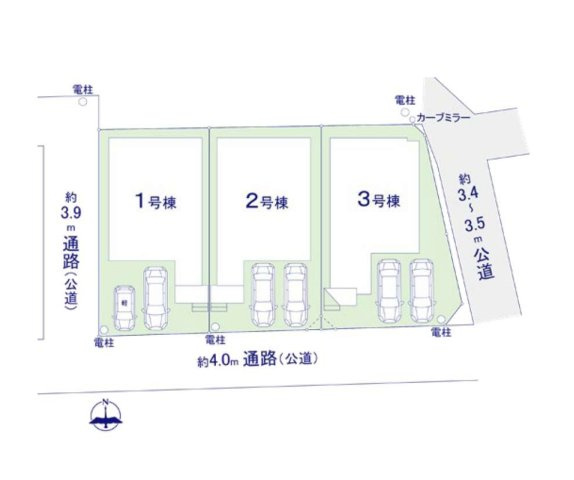 筑紫野市二日市南2丁目第1-3棟（1号棟）　の間取り