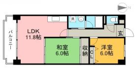 サンハイツ上町（１）の間取り