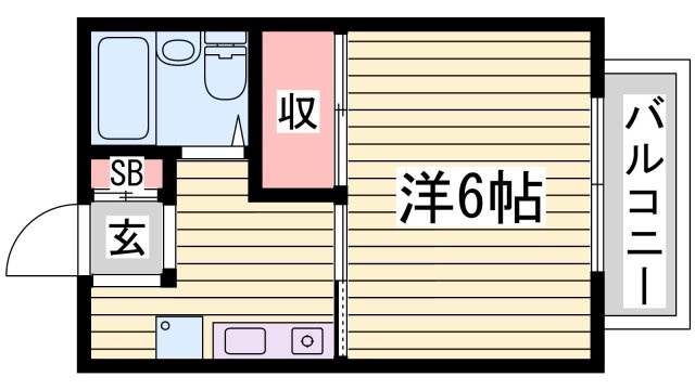 レッセ・フェール新在家の間取り