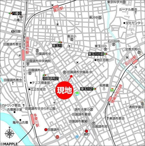【地図】ベル　レゾナンス 