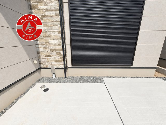 筑紫野市二日市南2丁目第1-3棟（2号棟）　の外観|お庭で自由な時間を過ごせます。