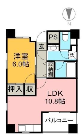 ＳＩＮＡＪＹＵＲＩＭＥ ａｌｅｏ（シナジュライムアレオ）の間取り|間取り図