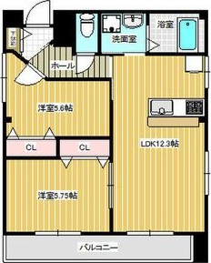 中山ハイツの間取り