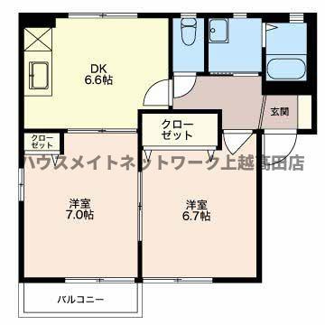 グラディエントの間取り|間取図